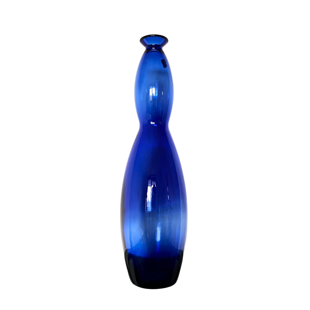 Tall Blue Vase Made in Germany